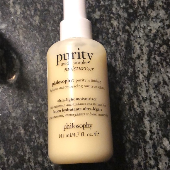 Philosophy Other - Philosophy, Purity made simple moisturizer.